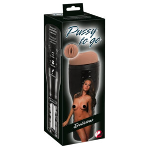 You2Toys Pussy to Go Delicious - umělá vagina (tmavý přírodní)
