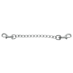 ZADO - dvojitá kovová karabina s řetězem (15cm)