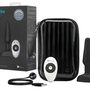 b-Vibe Trio - černý anální vibrátor se 3 motory