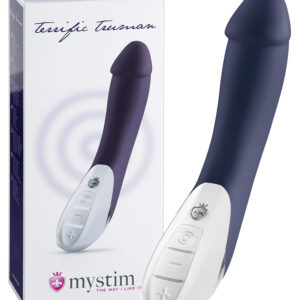 mystim Terrific Truman - 2 motory vibrátor (modrý)