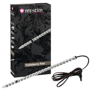 mystim Tickleberry Finn - kuličkový elektro dildo pro močovou trubici