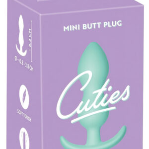 Cuties Mini Butt Plug - silikonový anální kolík - máta (2