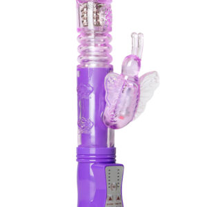 Easytoys Butterfly - rotační a pulzující vibrátor (fialový)