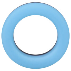 Doc Johnson The Big O - svíticí kroužek na penis (modrý)