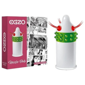 Egzo Uncle Bob – prezervativ s trny a chapadly (1 ks)