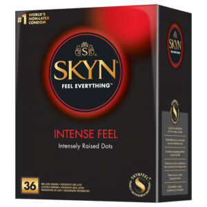 Manix SKYN Intense Fell - latexové veganské kondomy (36ks)