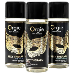 Orgie Sexy Therapy - smyslná masážní olejová sada (3x30ml)