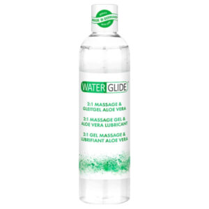Waterglide 2v1 - lubrikační a masážní gel s aloe vera (300 ml)