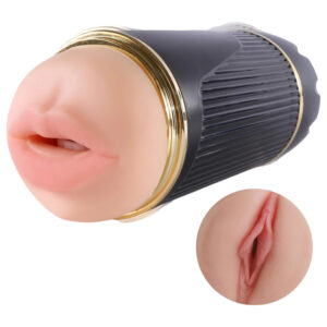 Lonely - ústa a černá přírodní vagína masturbátor