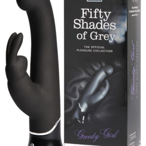 Padesát odstínů šedi - vibrující stimulátor s klitorisovou rukou (USB nabíjení)