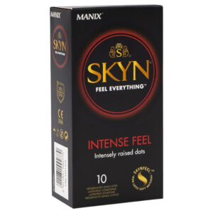 Manix SKYN Intense - bezlatexové korálkové kondomy (10ks)