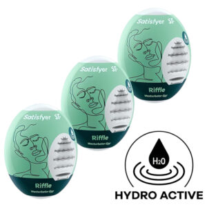 Satisfyer Egg Riffle - sada vajíčkových masturbátorů (3 ks)