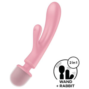 Satisfyer Triple Lover - G-bod & masážní vibrátor (růžový)