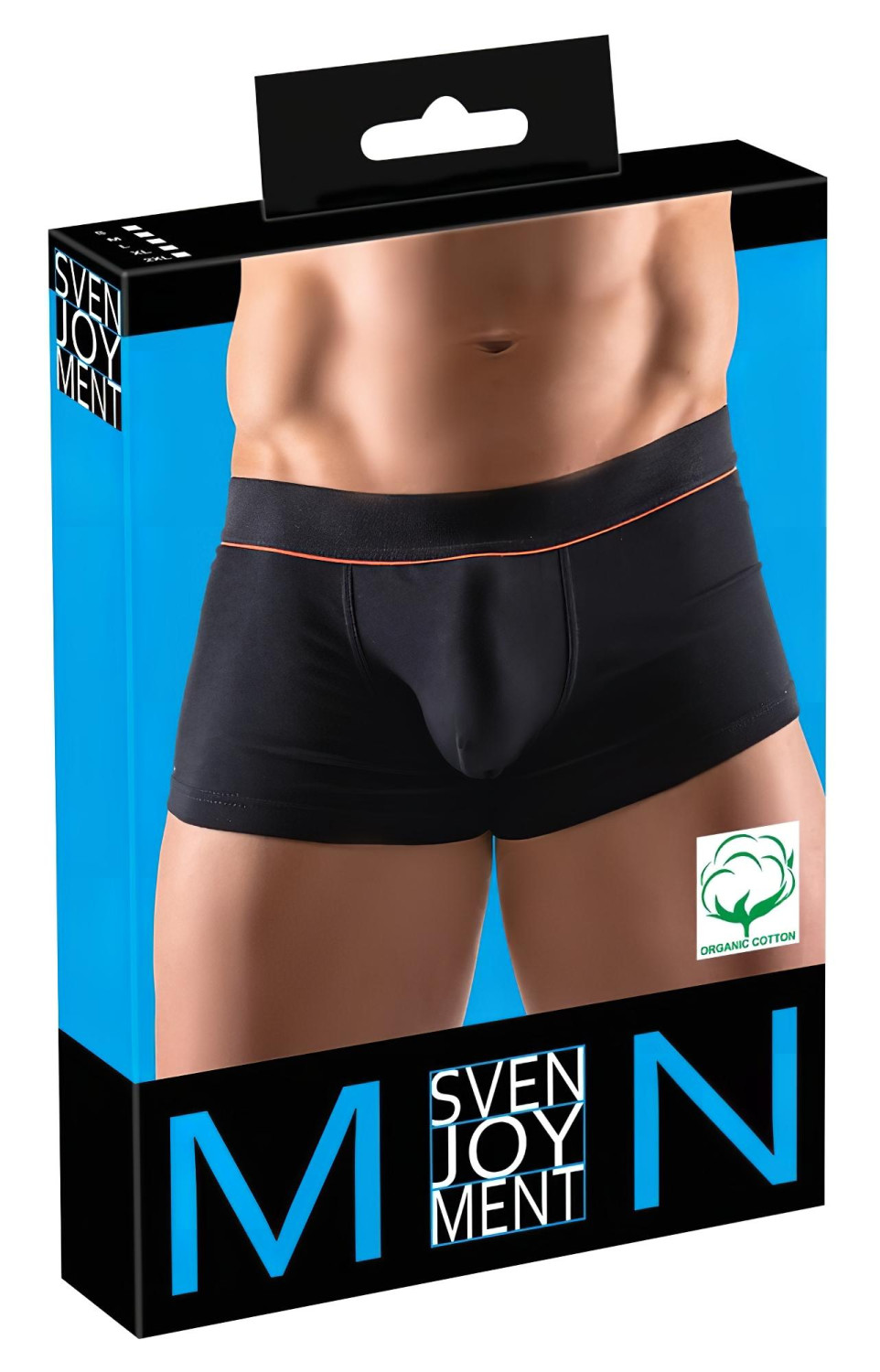 Svenjoyment - eko-bavlněné komfortní boxerky (černé) - 2XL