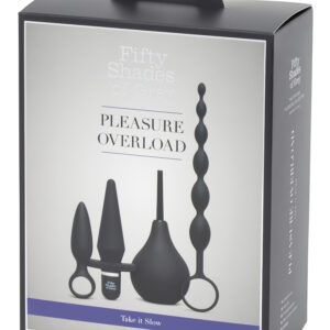 Padesát odstínů šedi Take It Slow - 4v1 anální sada (černá)