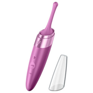 Satisfyer Twirling Delight - vodotěsný klitoris vibrátor (fialový)
