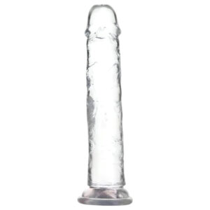 Addiction Crystal - dildo s přísavkou - průhledný - 20 cm