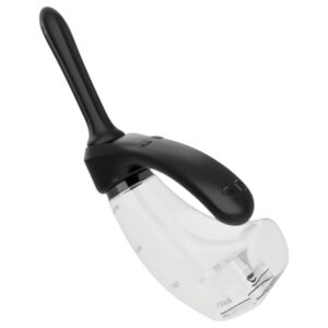 Afterdark - automatický vibrační anální čistič - průhledný