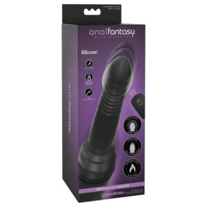 Analfantasy - anální vibrátor s pohybem - černý