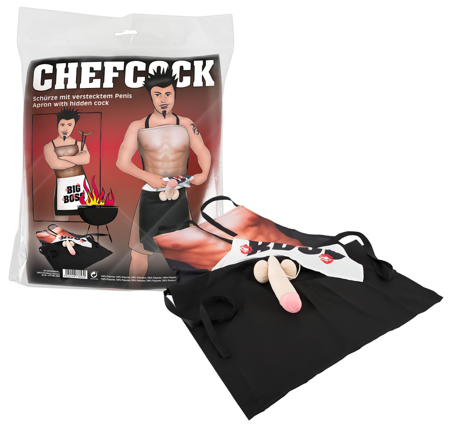 CHEFCOCK - zástěra na vaření - vtipný motiv