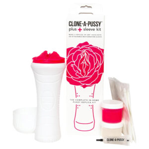 Clone-a-Pussy - sada na otisk a manžeta vagíny - růžová