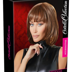 Cottelli - paruka bob střední délky - hnědá