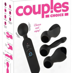 Couples Choice - vibrační masážní přístroj s ohřevem - akumulátorový - černý