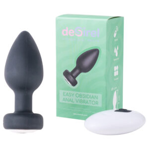 Desirel Easy Obsidian - anální vibrátor s rádiovým ovládáním