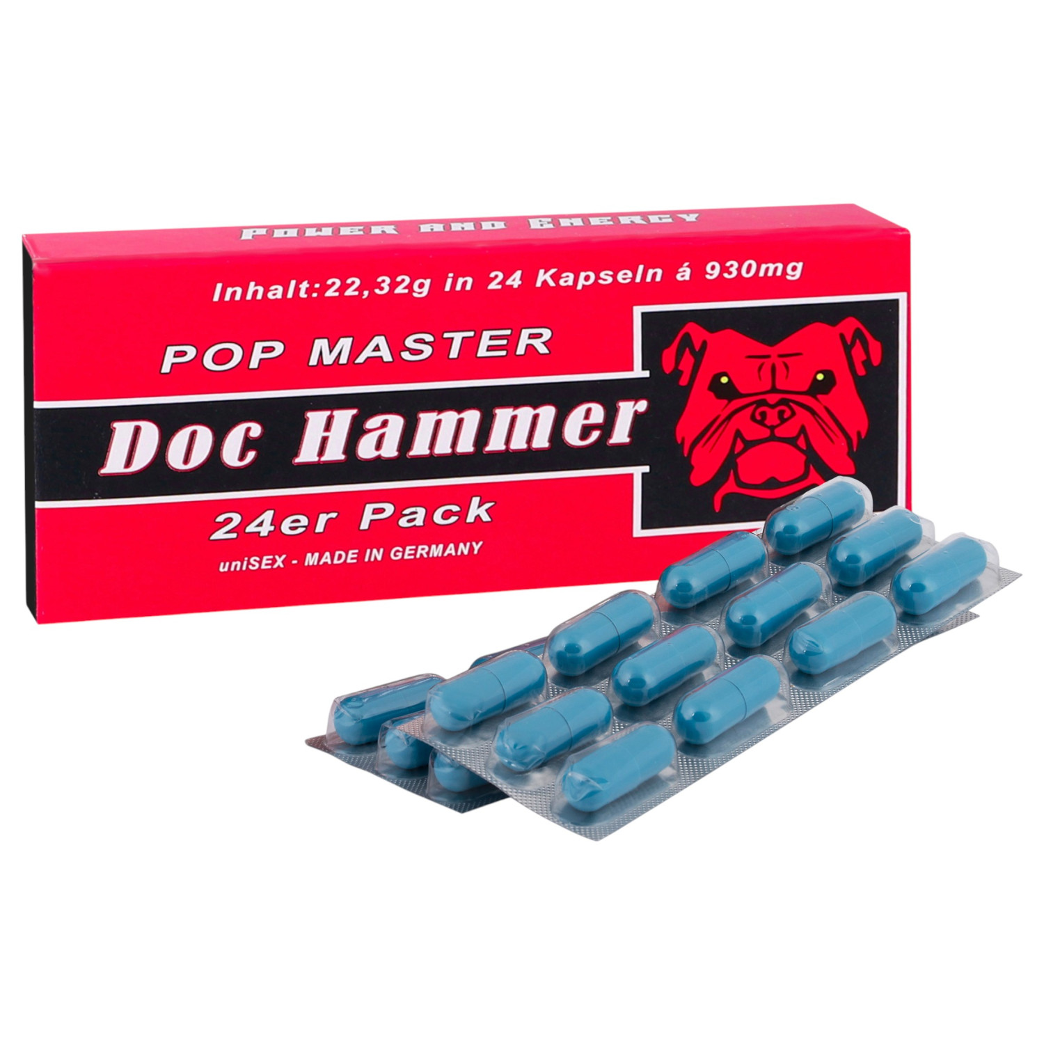 Doc Hammer - doplněk stravy kapsle - unisex - 24 ks