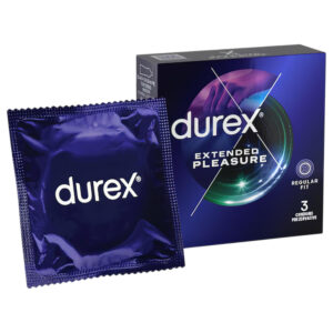 Durex Extended Pleasure - prezervativy s prodlouženým účinkem - 56 mm - 3 ks