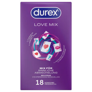 Durex Love Mix - sada kondomů - mix druhů - 18 ks
