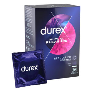 Durex Mutual Pleasure - stimulační kondomy s oddalujícím účinkem (16 ks)