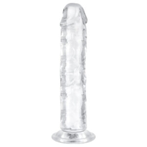 EasyToys - gelový dildo - 16 cm - transparentní