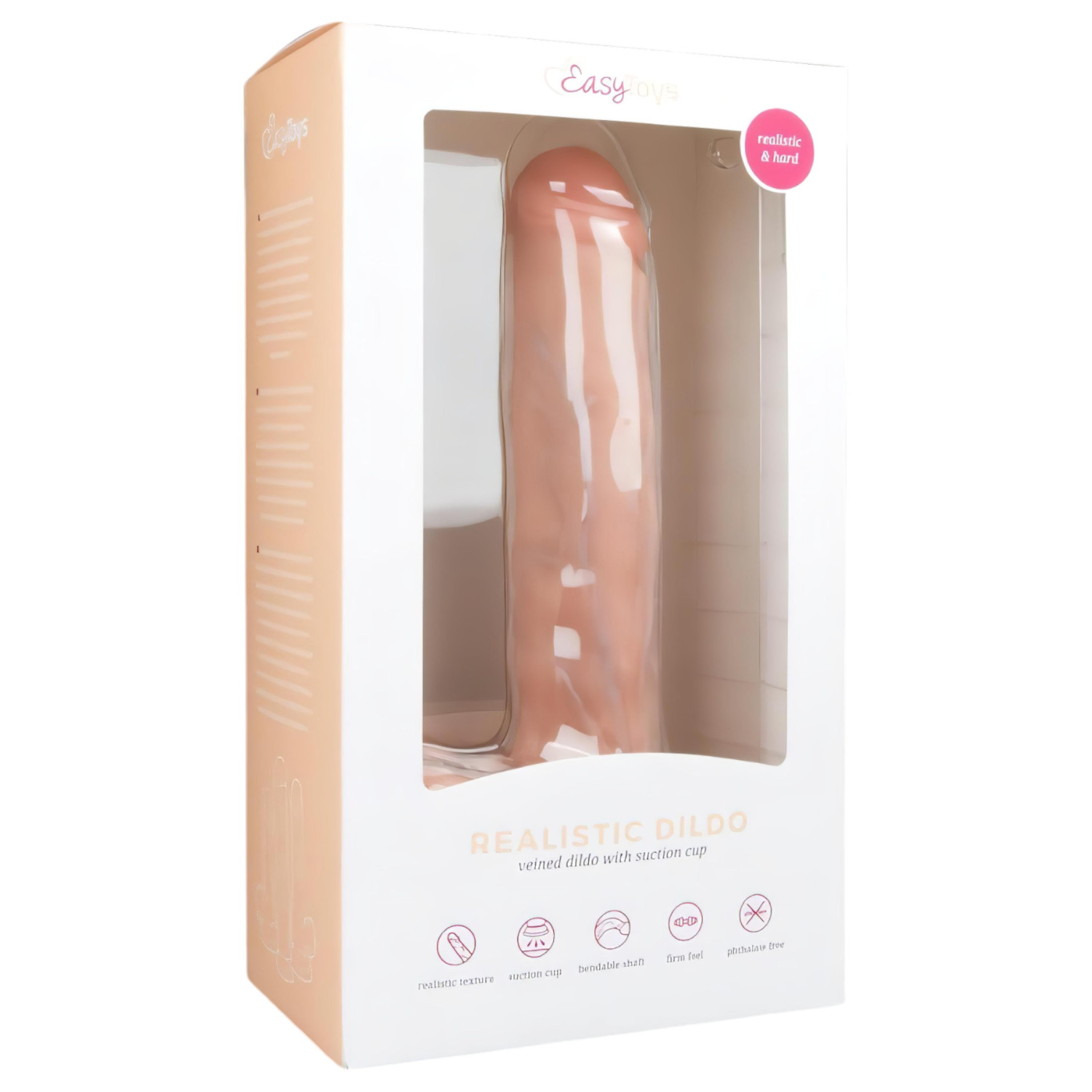 Easytoys - realistické dildo s varlaty a přísavkou - 29