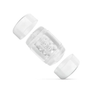 FPPR. - oboustranný masturbátor - vagina a ústa - transparentní