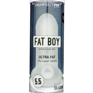Fat Boy Original Ultra Fat - návlek na penis - extra silný - 15 cm - bílý