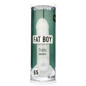 Fat Boy Thin - návlek na penis - 17 cm - bílý
