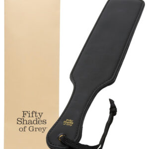 Fifty Shades of Grey - plácačka na erotické hrátky - černá