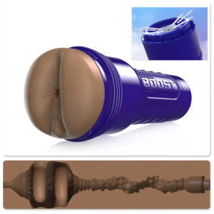 Fleshlight Boost Blast - realistický anální masturbátor - hnědá