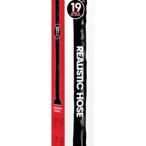 Hosed Anal Snake 19 - anální dildo s přísavkou - černé