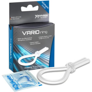 JoyDivision - erekční kroužek na penis - flexibilní - průhledný