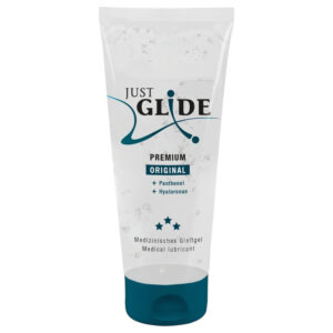 Just Glide Premium Original - lubrikant na vodní bázi - veganský - 200 ml
