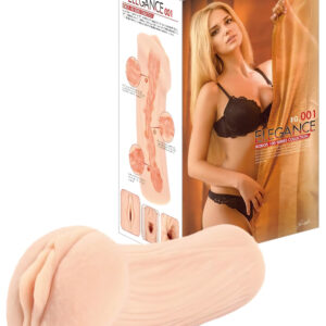 Kokos Elegance 01 - realistická umělá vagína masturbátor - tělová barva