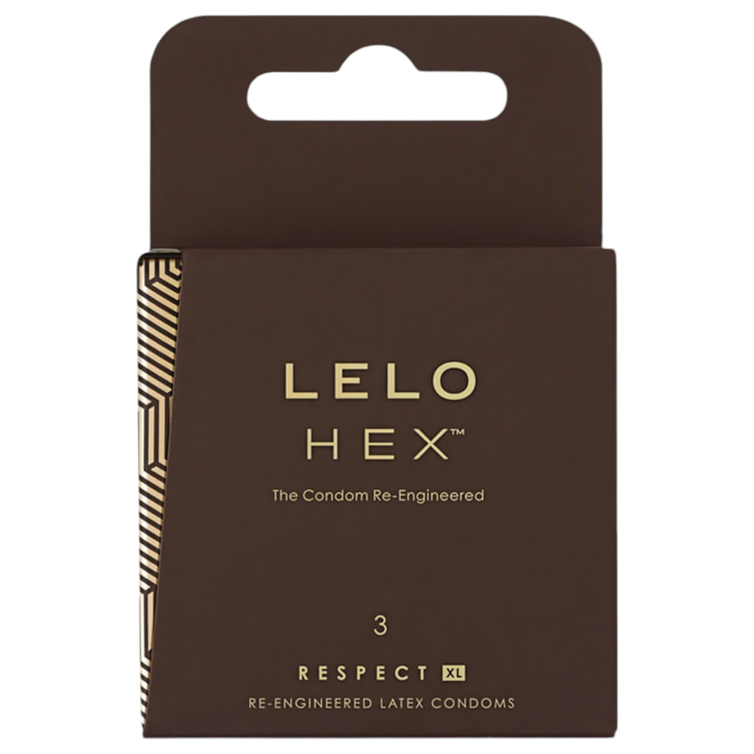 LELO Hex Respect XL - kondom - extra velký - 3 ks