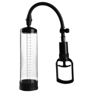 Lonely Men - vakuová pumpa na penis - průhledná