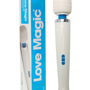 Love Magic Wand - akumulátorový masážní vibrátor - bílý