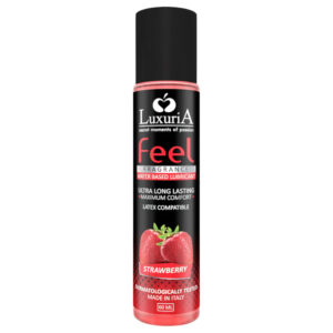 LuxuriA Feel - lubrikant na vodní bázi - jahoda - 60 ml