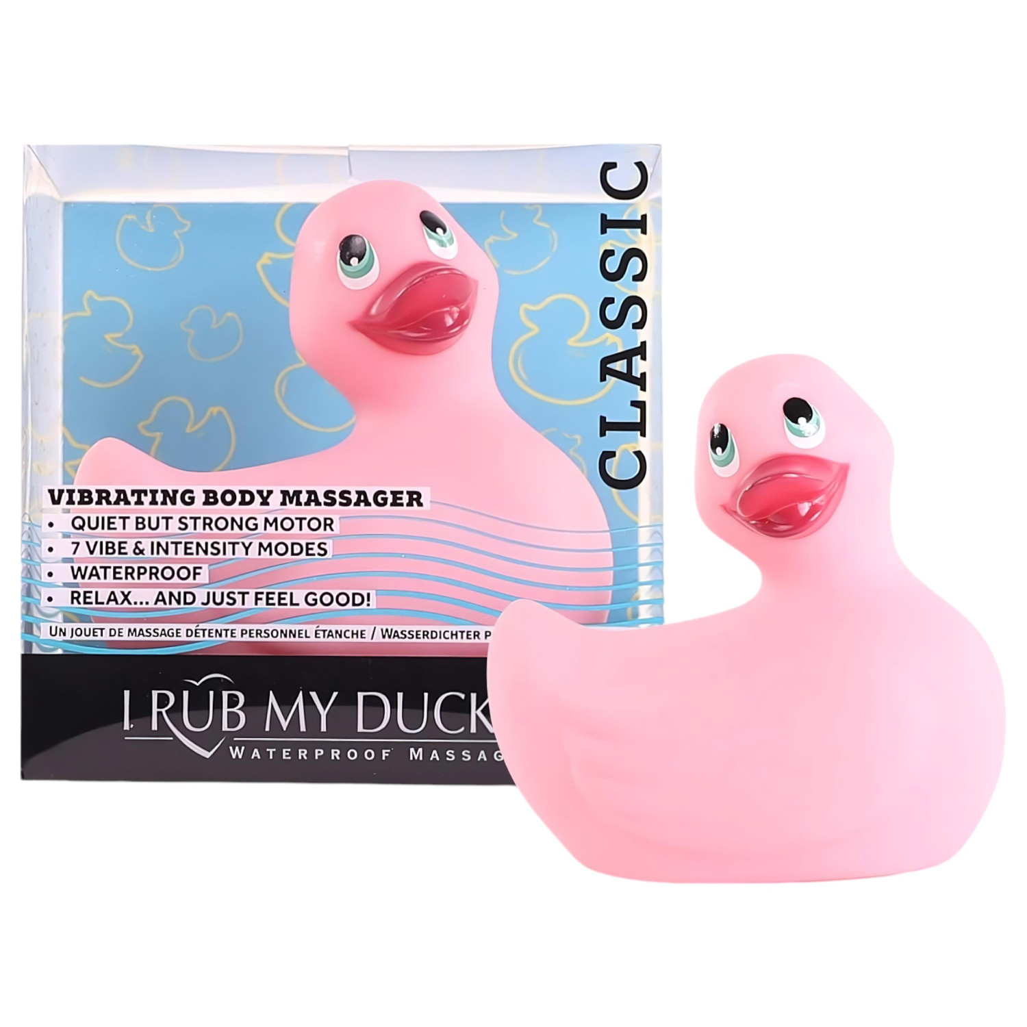 My Duckie 2.0 - vodotěsný vibrátor na klitoris - růžový