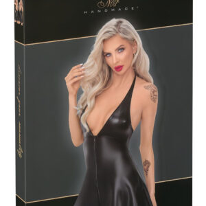 Noir - minišaty s hadím vzorem - černé - M