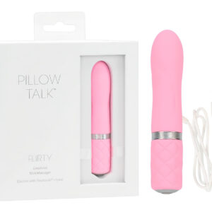 Pillow Talk Flirty - vibrátor na klitoris - dobíjecí - růžový